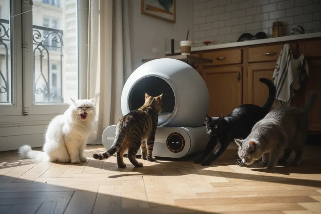 Litière Automatique pour Chat Connectée | Auto-Nettoyante & Aide à Limiter les Odeurs