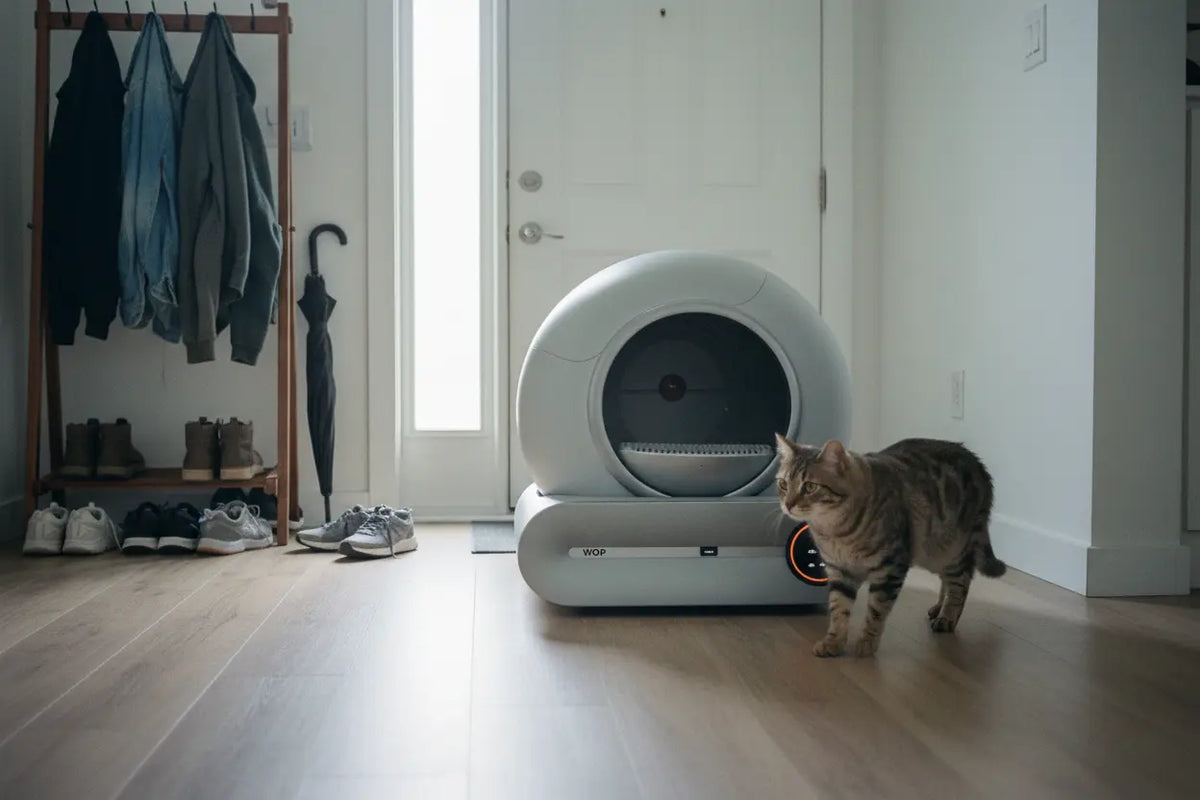 Litière Automatique pour Chat Connectée | Auto-Nettoyante & Aide à Limiter les Odeurs