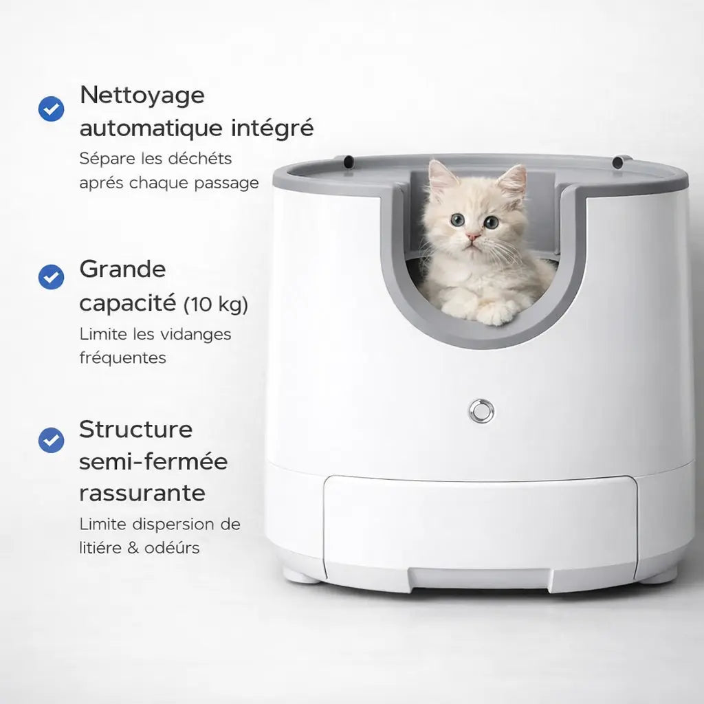 Litière Auto nettoyante