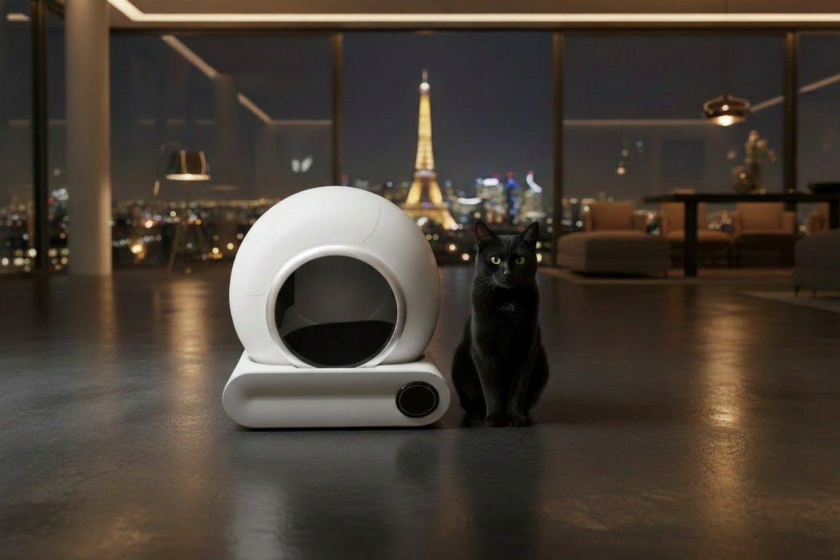 Litière automatique pour chat