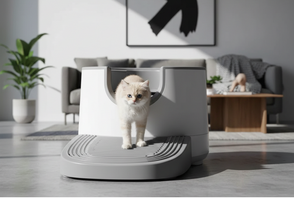 Litière auto-nettoyante