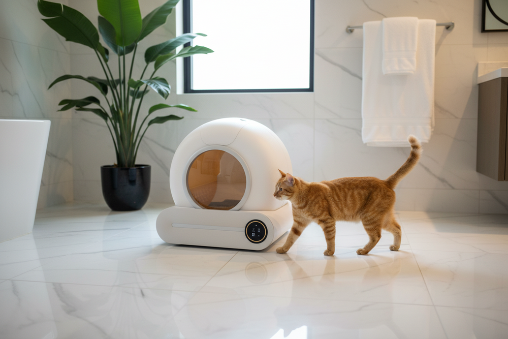 Litière automatique connectée